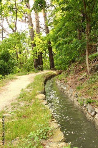 wanderweg mit kleinem bachlauf II