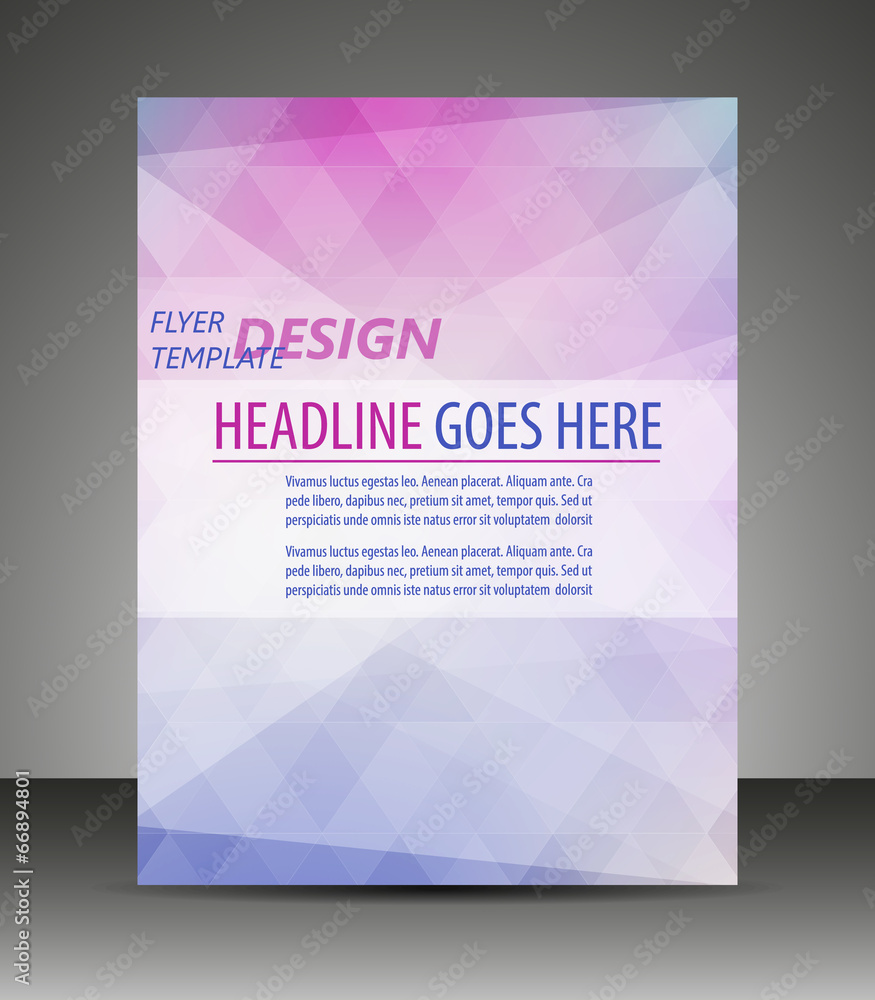 	Professional business flyer template or corporate banner