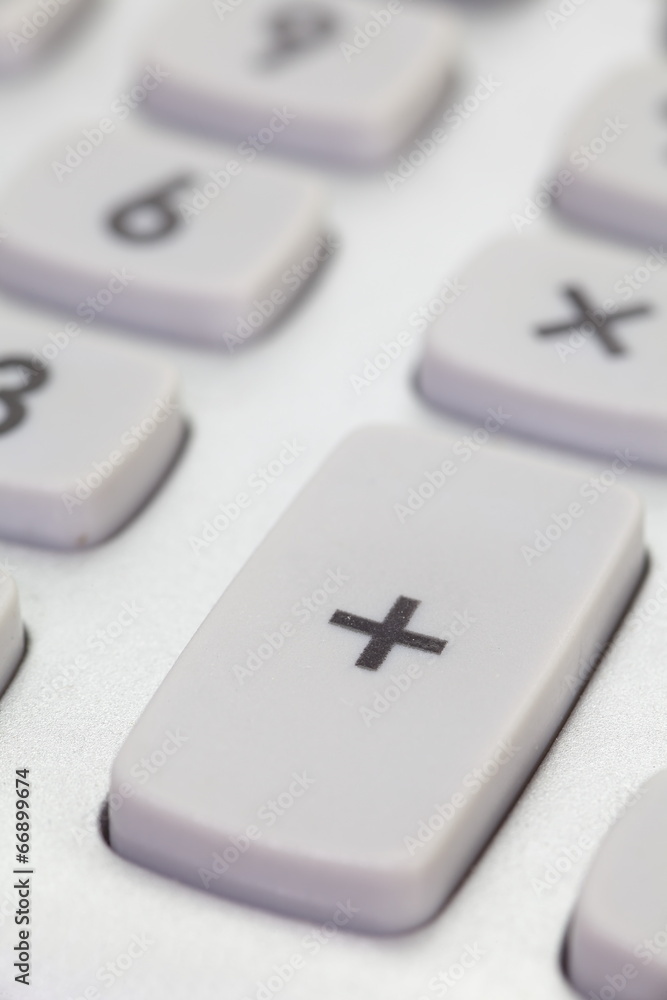Close - up detail of calculator object Close - up detail of calculator object