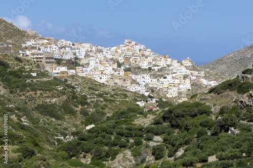 Das Städtchen Olympos auf Karpathos, Griechenland