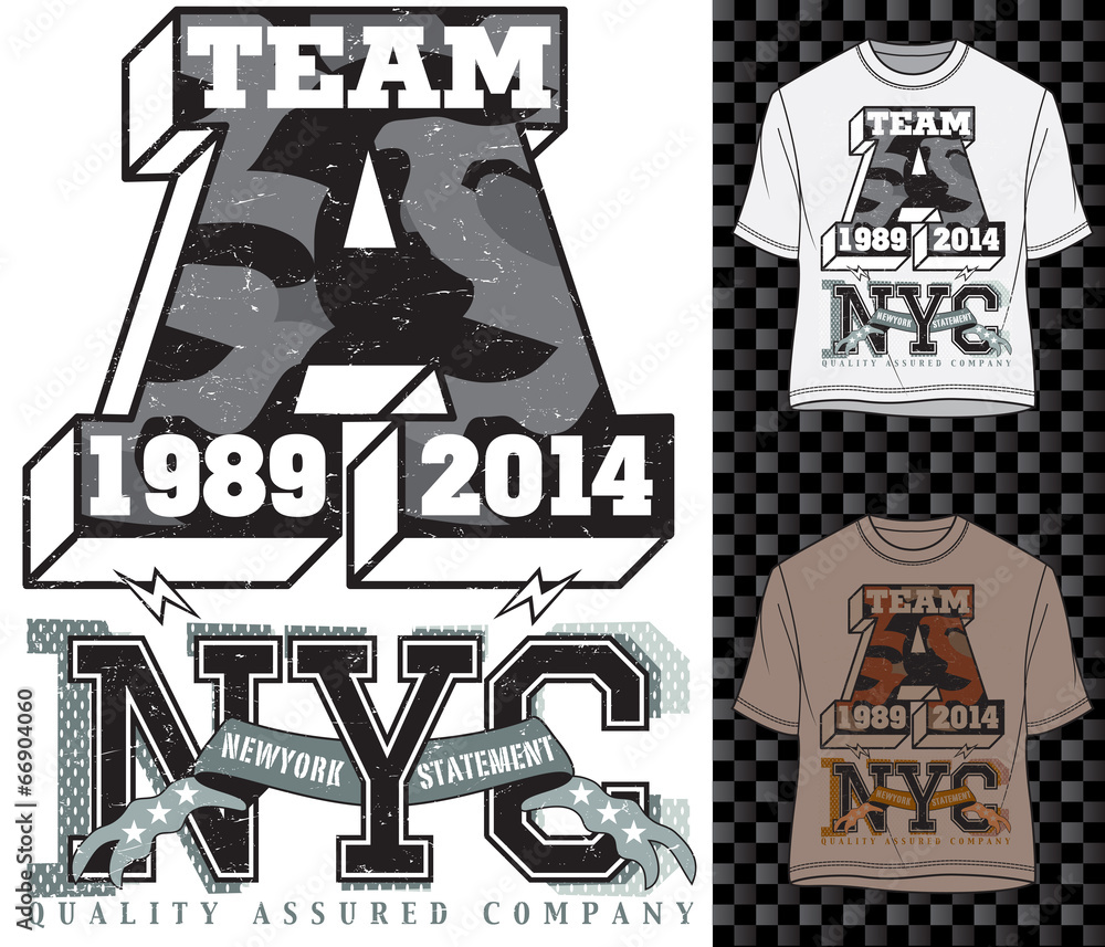 Obraz premium t-shirt graphics