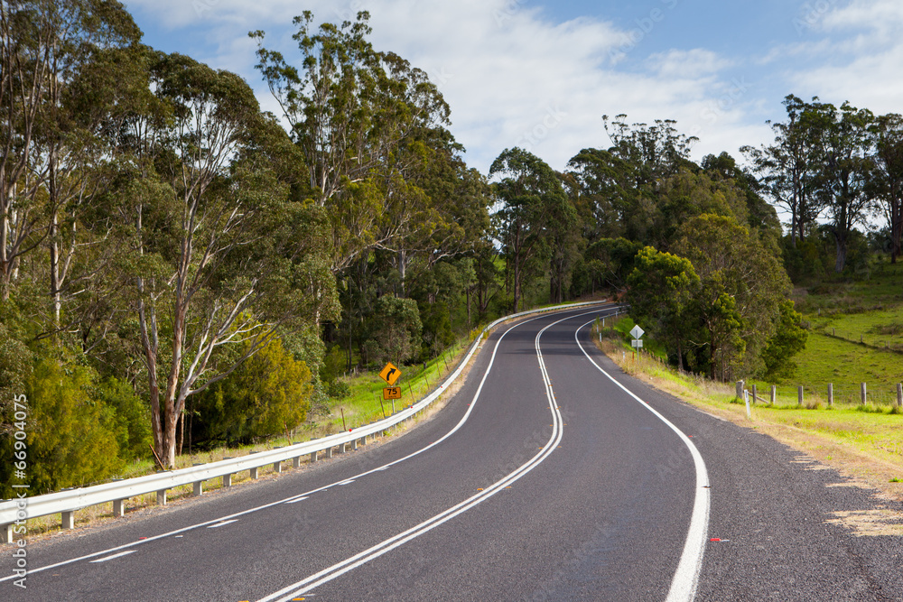 Winding Australian Road