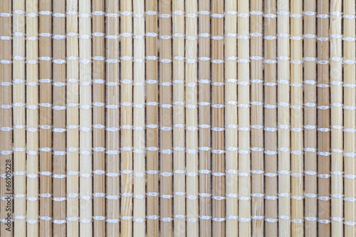Bamboo brown straw mat as abstract texture background
