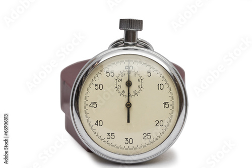 stopwatch on the white background