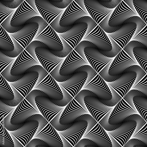 Design seamless wave geometric pattern