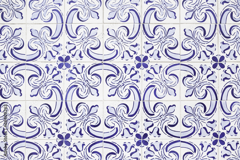 Typical old Lisbon tiles Typical old Lisbon tiles
