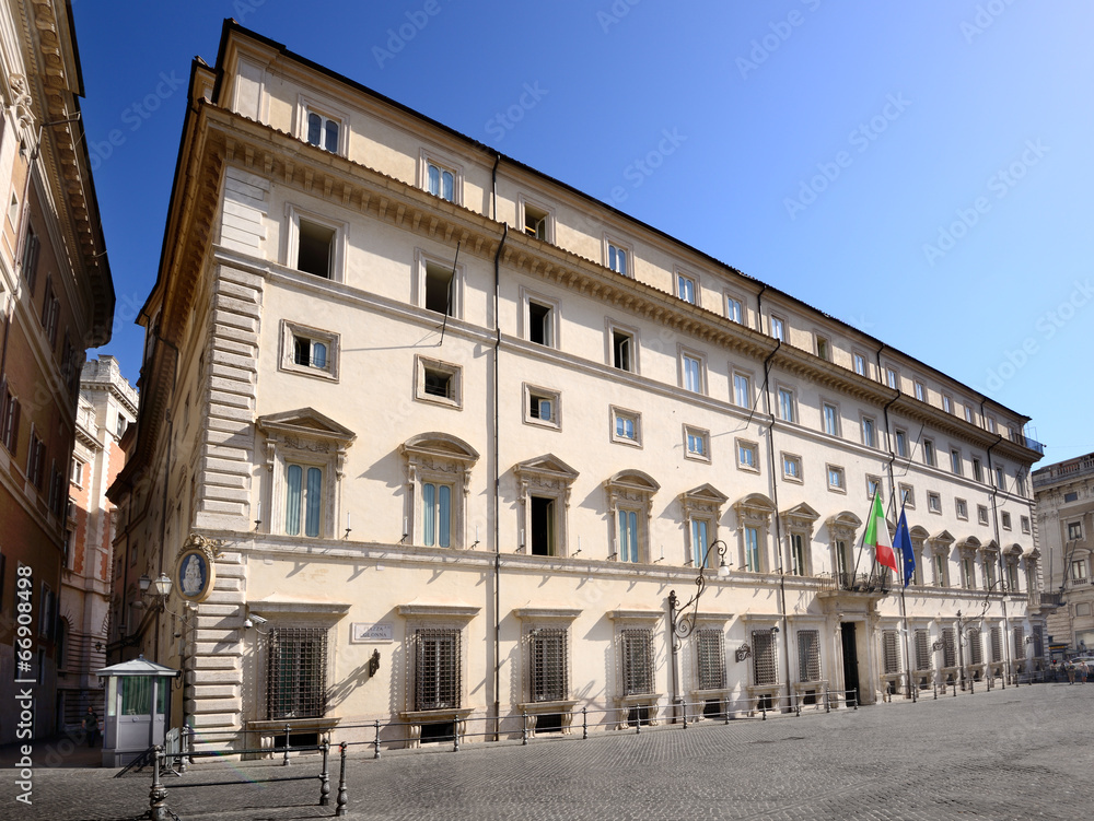 Palazzo Chigi, Sede del Governo Italiano, Roma Stock Photo | Adobe Stock