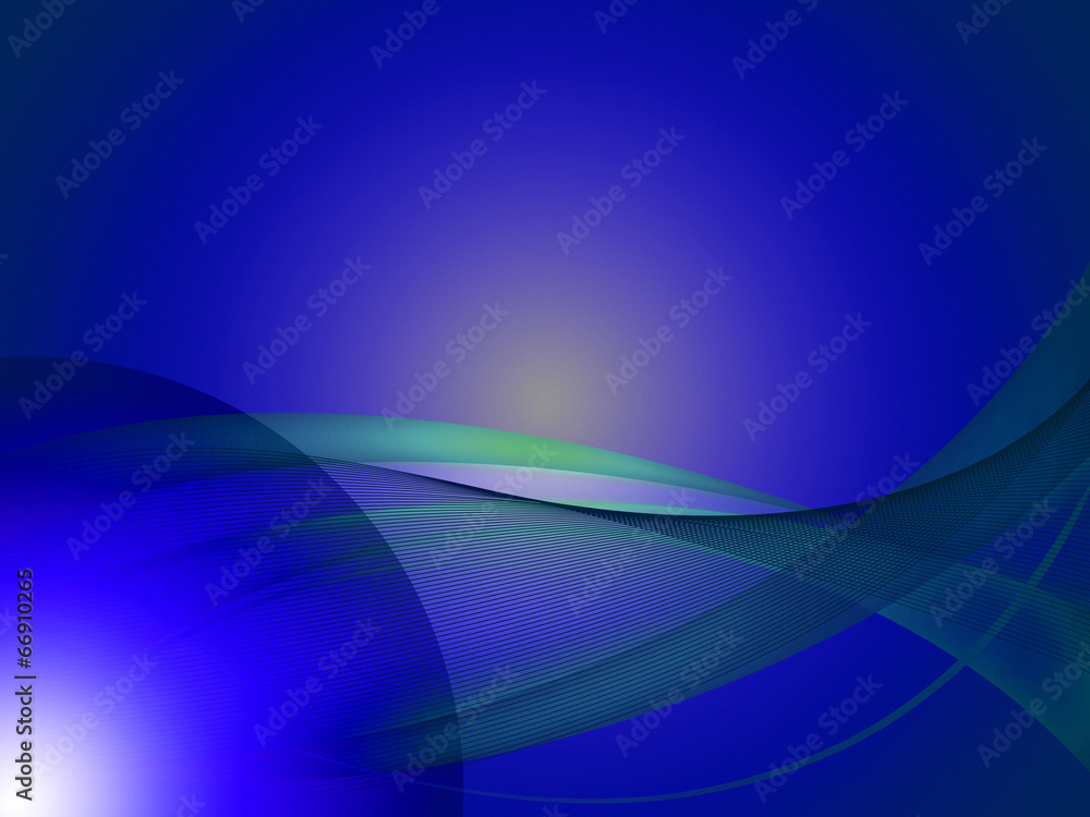 Wavy Blue Background Means Wavy Pattern Or Effect.