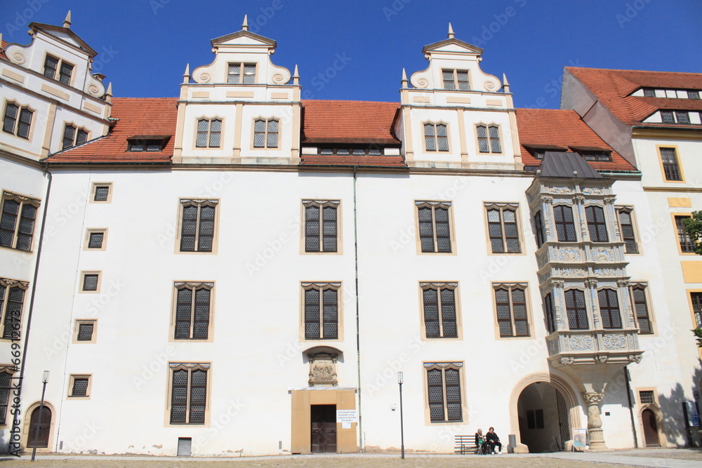 Im Torgauer Schlossinnenhof