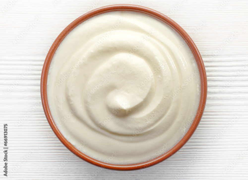 bowl of cream bowl of cream