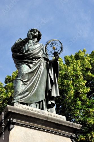 Nicolaus Copernicus monument in Torun, Poland