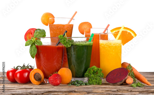 Fresh fruit juice, healthy ...