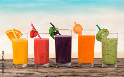 Fresh fruit juice, healthy ...