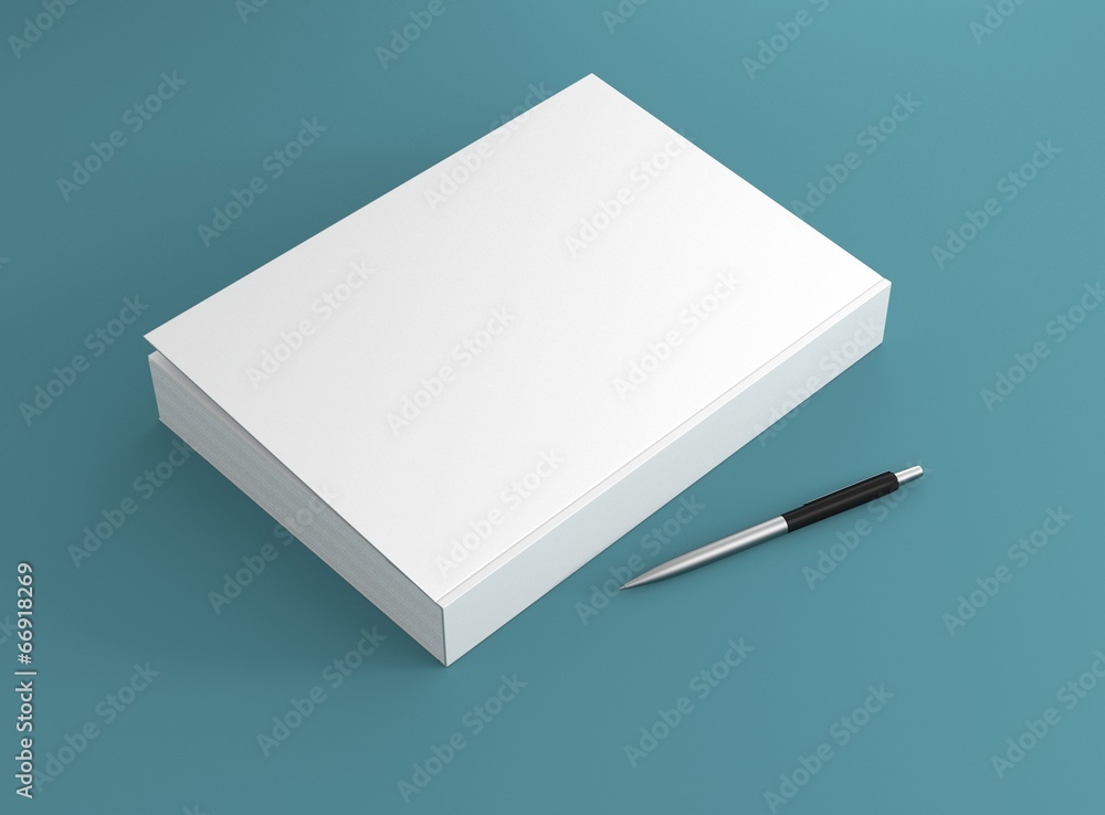 Magazin Cover Hochformat A4 mit Stift Magazin Cover Hochformat A4 mit Stift