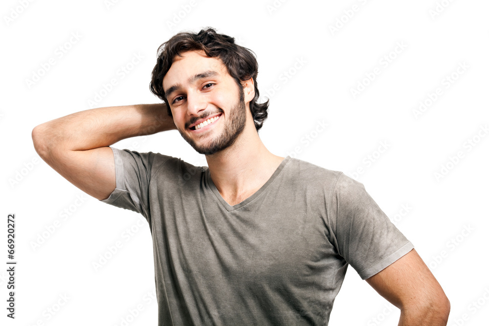 Handsome young man portrait in casual cloths Handsome young man portrait in casual cloths