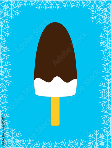 Ice lolly flat design