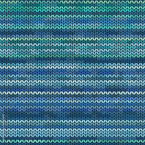 Melange knitted seamless pattern