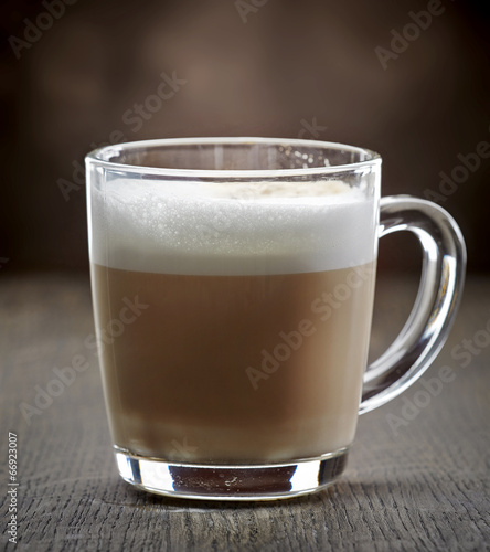 cup of coffee with milk