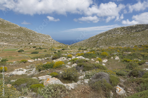 Landschaft im Norden von Karpathos, Griechenland