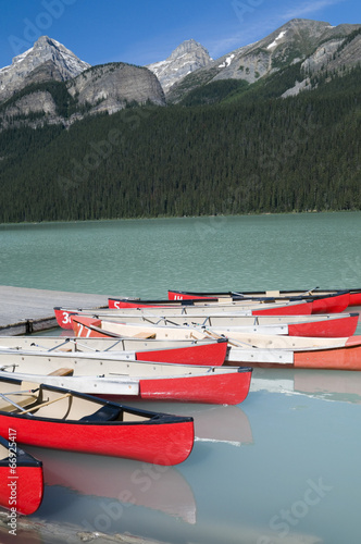 Canoes at Lake Louise