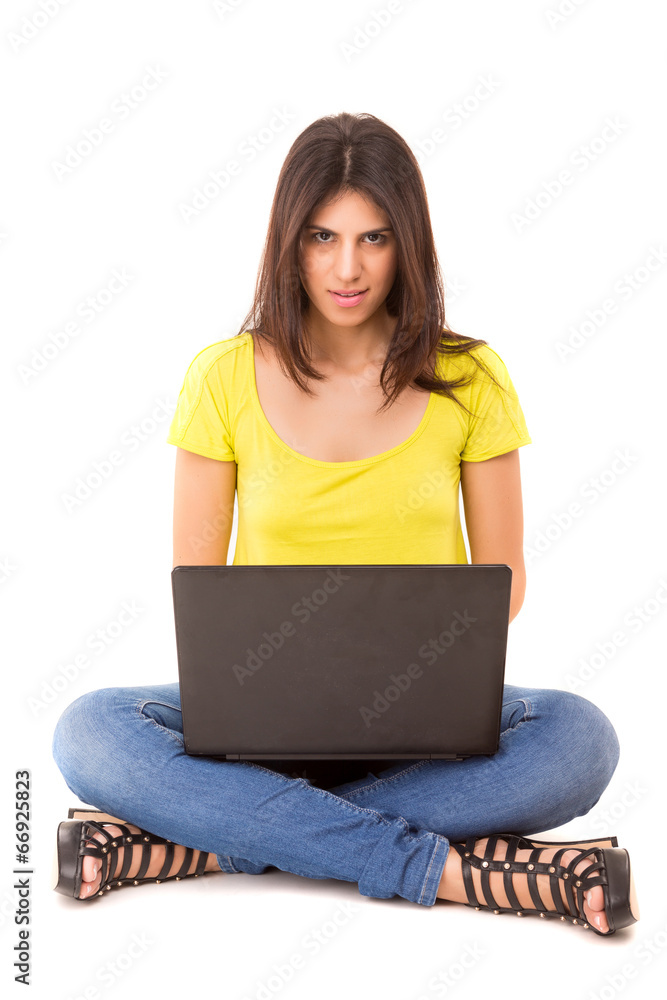 Naklejka premium Student