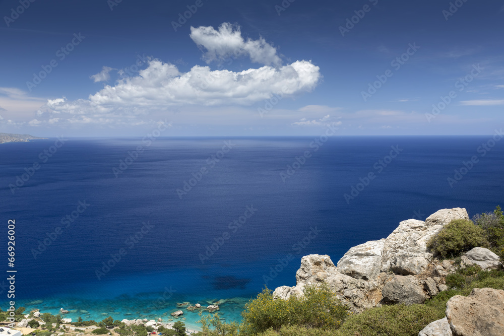 Fototapeta premium Insel Karpathos, Westküste, Griechenland