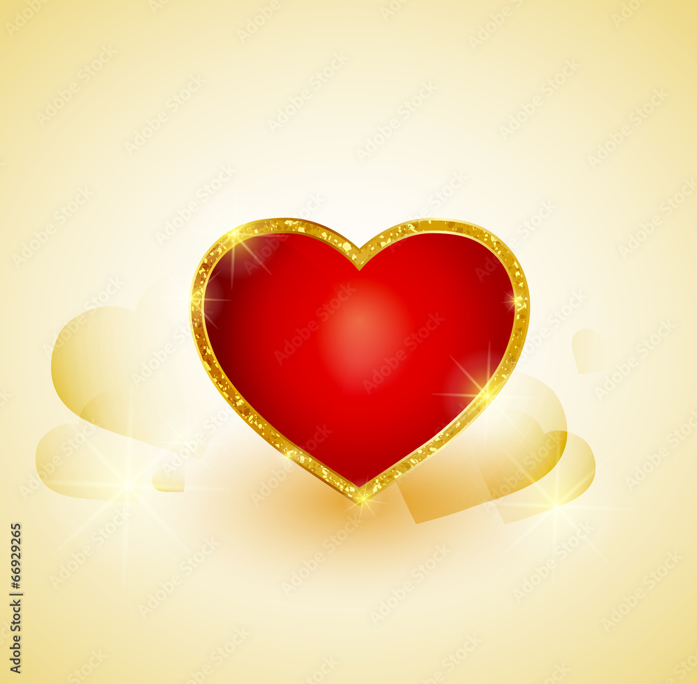 Golden heart Golden heart