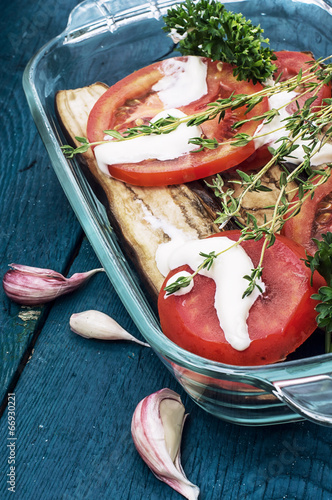 vegetable salat called teschin language photo