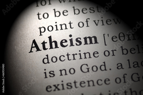 Bild auf Leinwand atheism