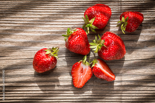 Sunlit Strawberries
