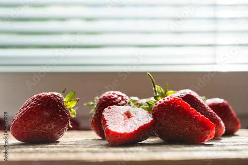 Sunlit Strawberries