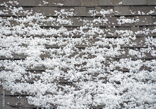 Hail on the Roof photo