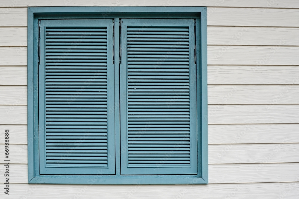 wooden window