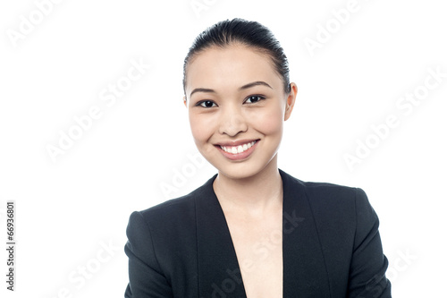 Young confident smiling businesswoman