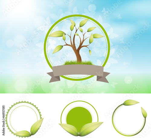 Ecology, green, bio, Organic, icons
