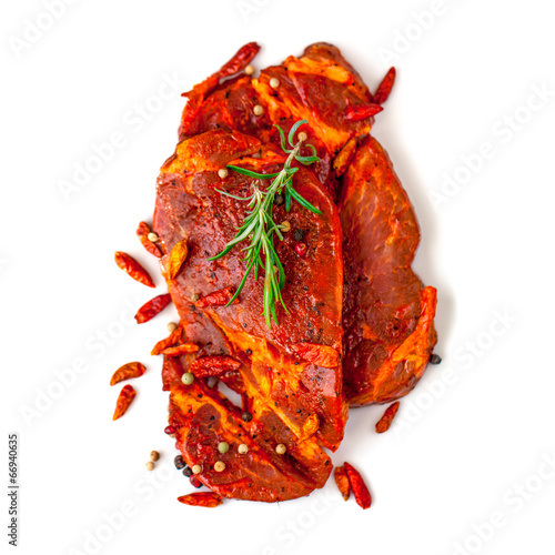 Raw Marinated Meat