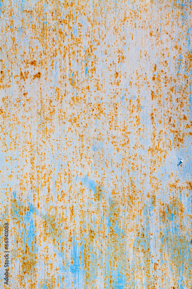 rusty blue metal background vertical