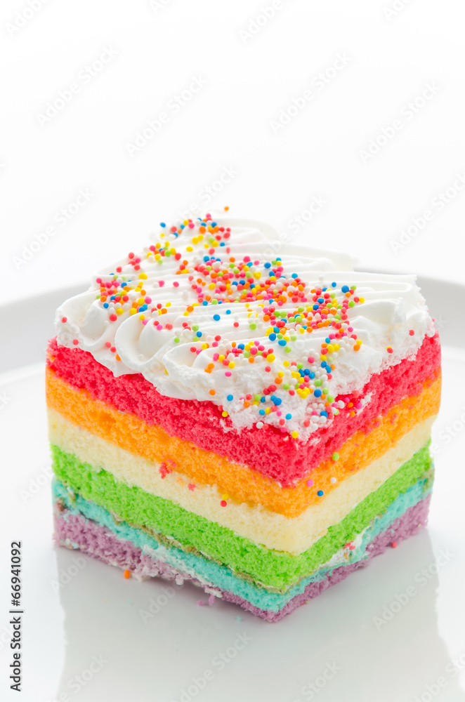 Rainbow cake Rainbow cake
