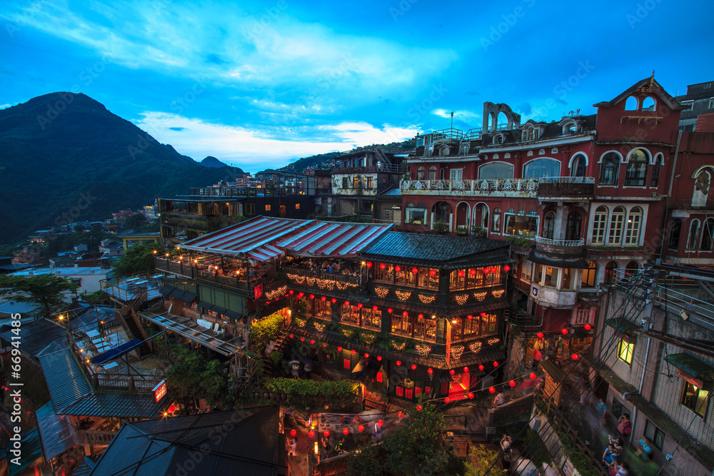 Fototapeta premium Jiufen, Taiwan