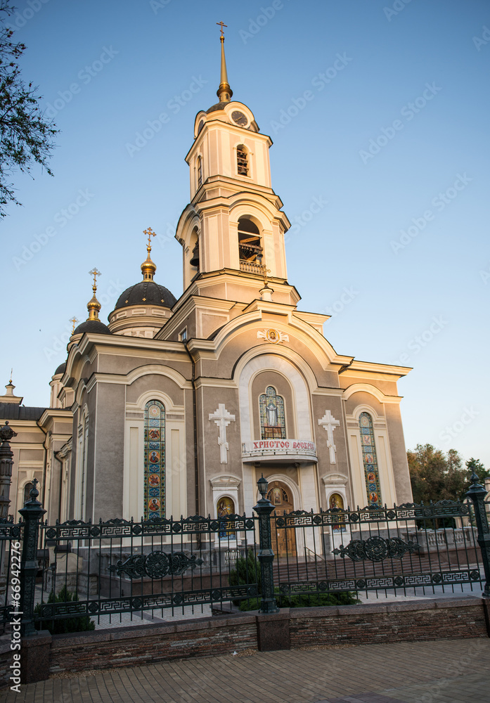 Cathedral of the Savior’s Transfiguration in Donetsk, Ukraine