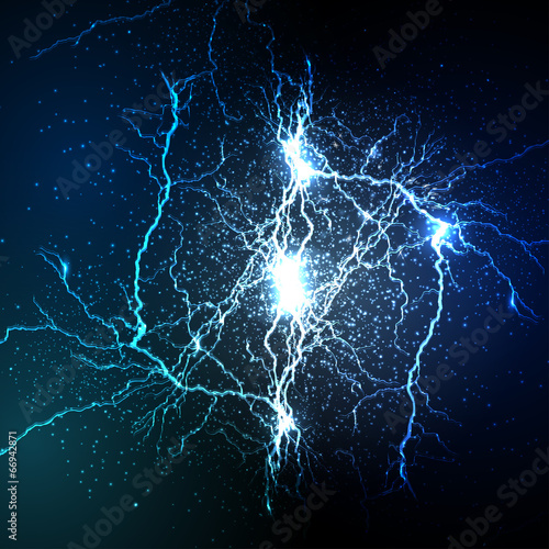 vector lightning flash strike background