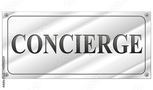 Vector concierge sign