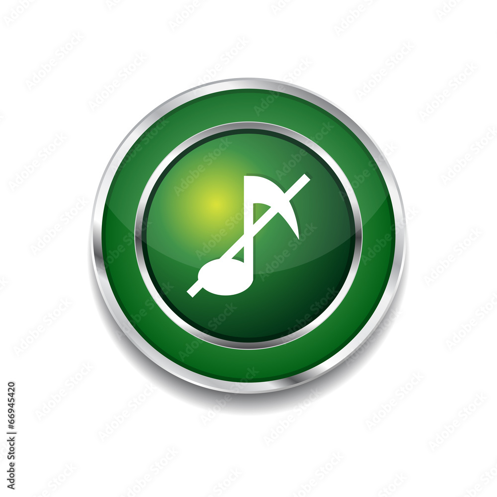 Mute Circular Vector Green Web Icon Button Mute Circular Vector Green Web Icon Button