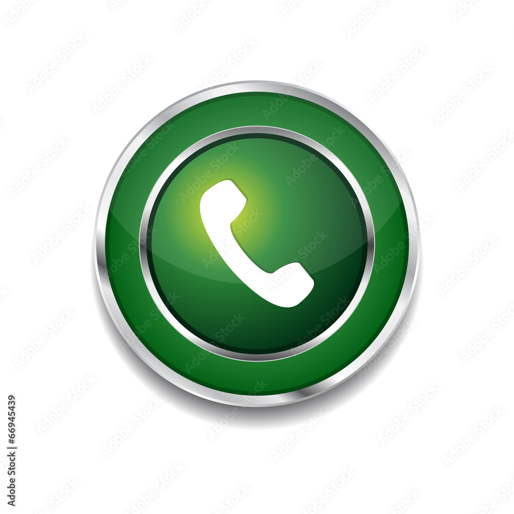 Call Circular Vector Green Web Icon Button Call Circular Vector Green Web Icon Button