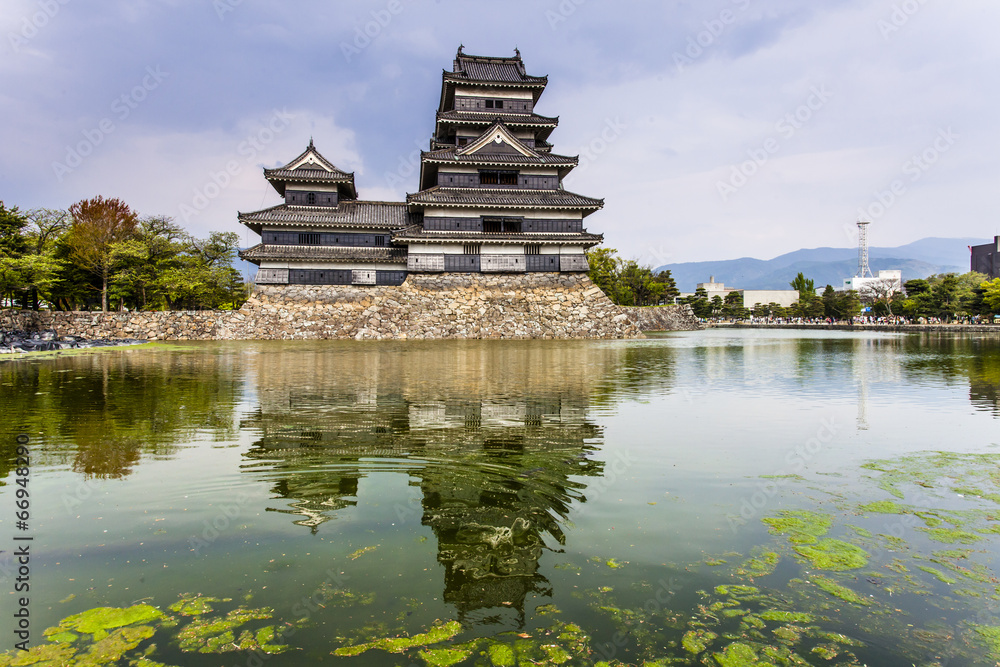 Beautiful medieval castle Matsumoto in the eastern Honshu, Japan Beautiful medieval castle Matsumoto in the eastern Honshu, Japan