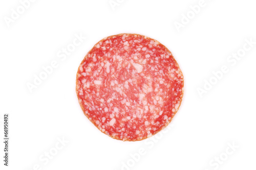 Slice of salami.