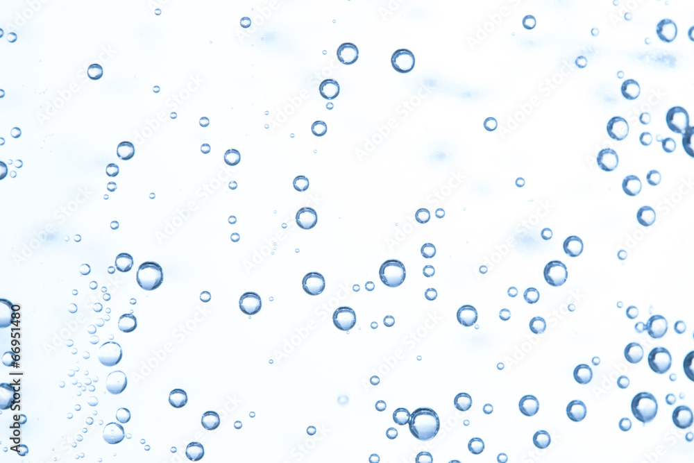 Many bubbles in water close up Many bubbles in water close up