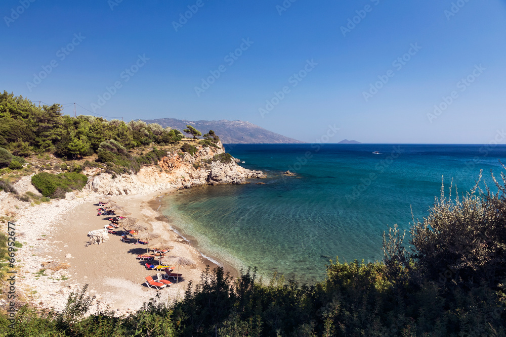 Aspres beach, Samos island, Greece