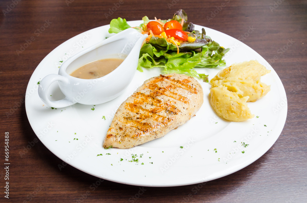 Grilled chicken breast