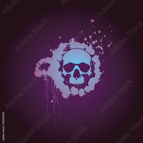 skull paint